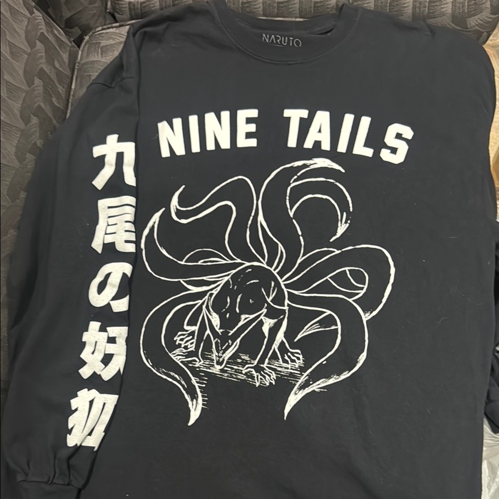 Naruto Nine Tails Black Sweatshirt